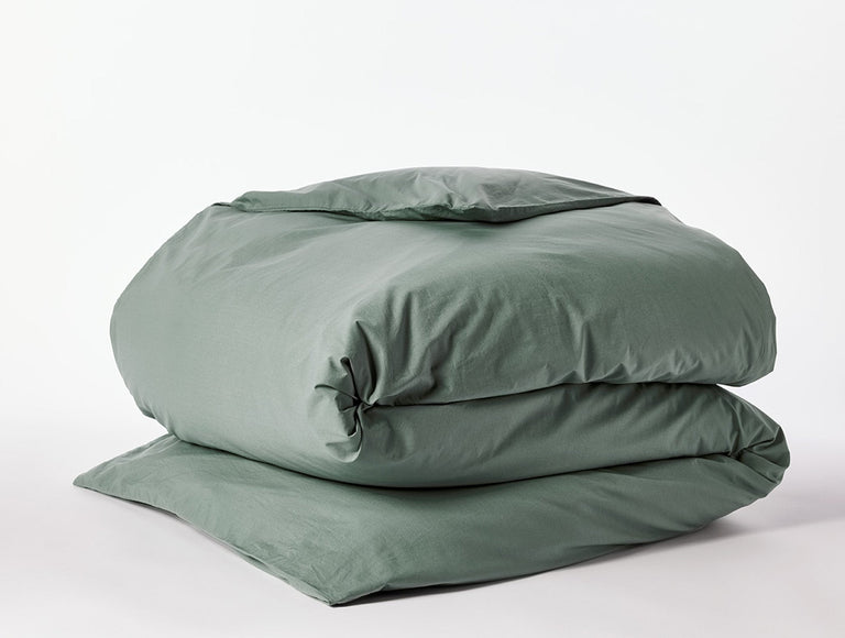 300 THREAD COUNT ORGANIC PERCALE DUVET COVER | BEDDING