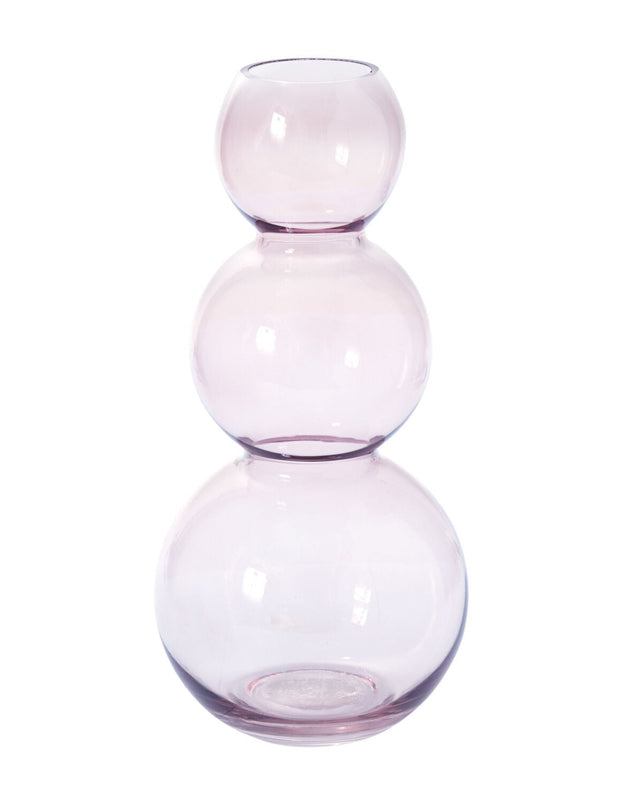 TREBLE STACKED BUBBLE VASE