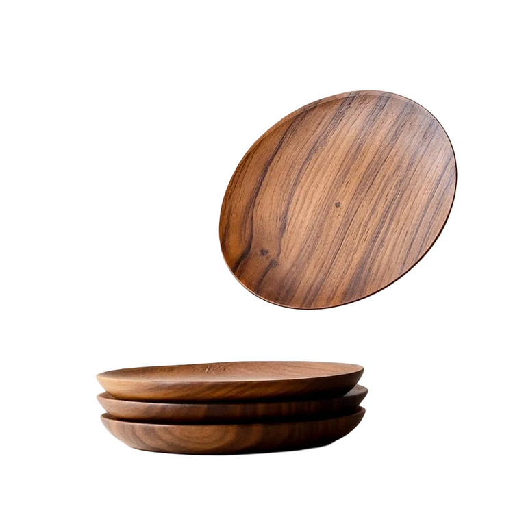 Teak Coasters - set of 4
