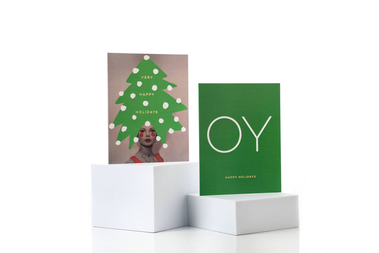 Very Happy Holidays / Retro Tree | GREETING CARDS