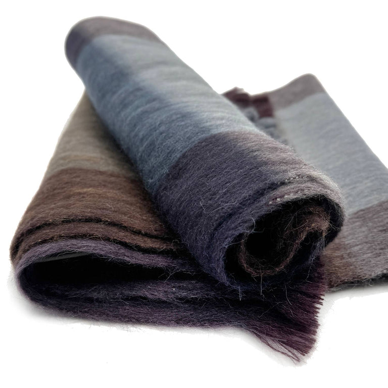 ALPACA PLAID SCARF • MOCHA | APPAREL