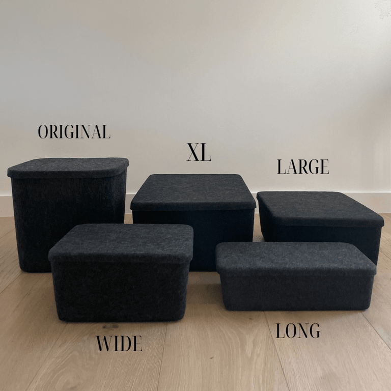 The Sculpted Bin - Large with Lid | STORAGE