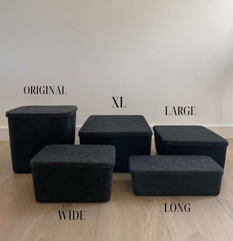 The Sculpted Bin - XL with Lid | STORAGE
