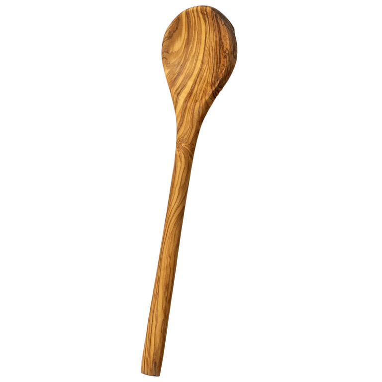 Round Olive Wood Cooking Spoon