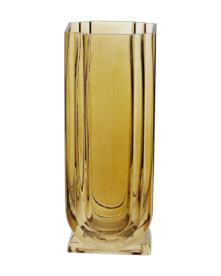 DAMON CHARTREUSE GLASS VASE
