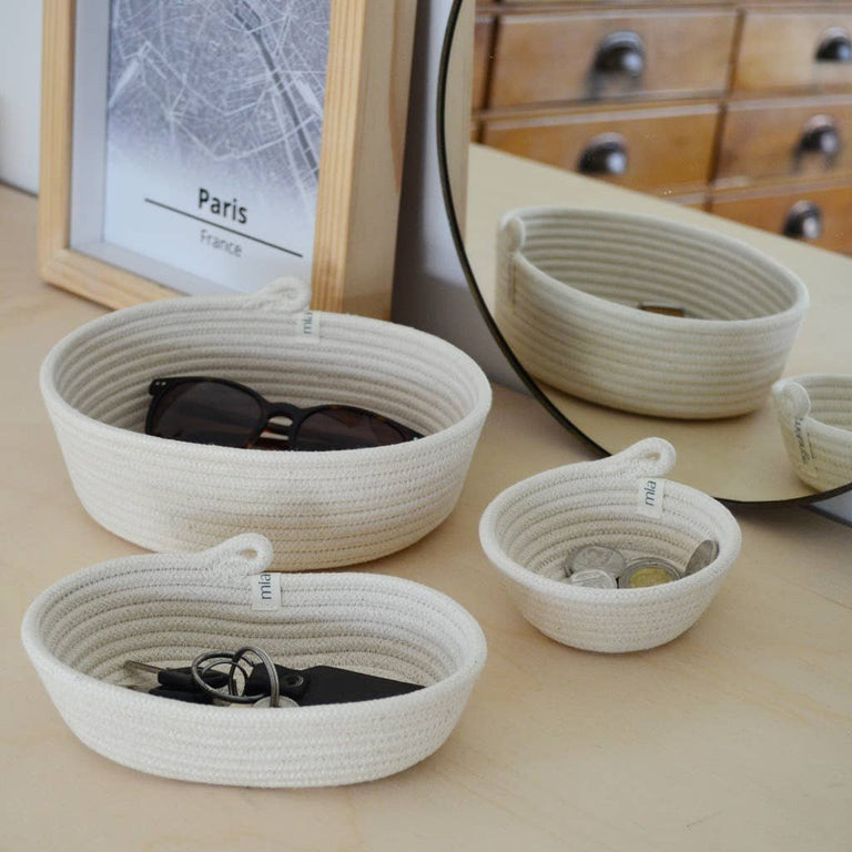 PETITE OVAL BASKET - AFRI-SCANDI | ORGANIC SOUTH AFRICAN COTTON CRAFT