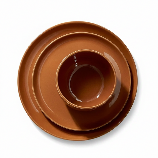Tunisian 12pc Dinnerware Set- Dinner Plate, Side Plate + Bowl