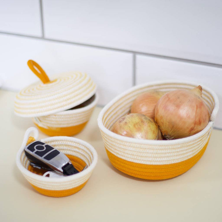 PETITE TRINKET BOWL - FRUIT PASTILLES COZY HUES | ORGANIC SOUTH AFRICAN COTTON CRAFT