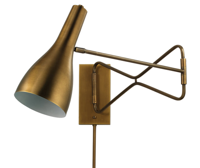 LENZ SWING ARM WALL SCONCE