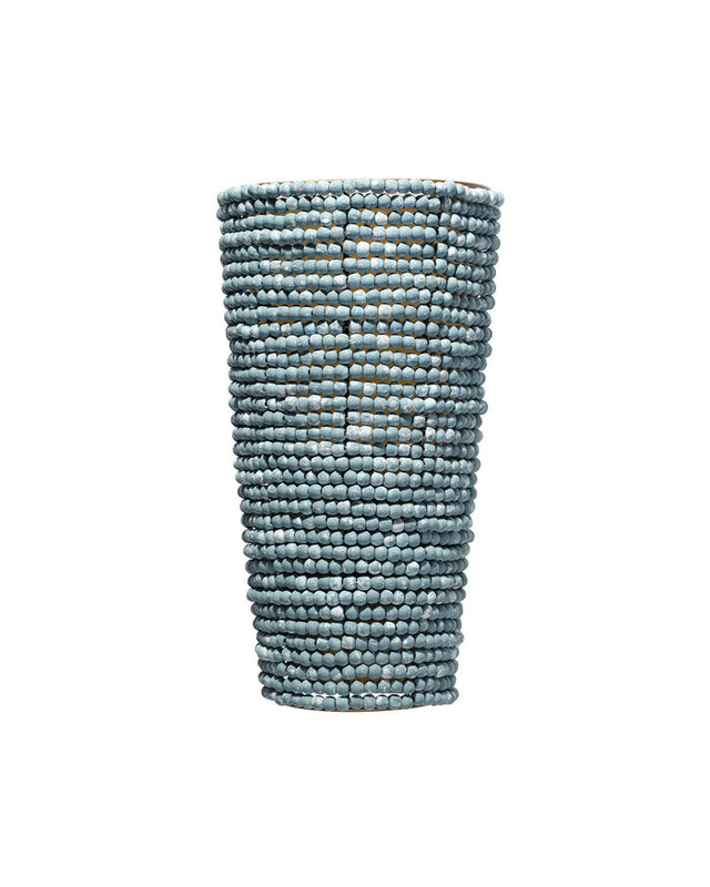 SEAWALL BEADED CONE SCONCE,