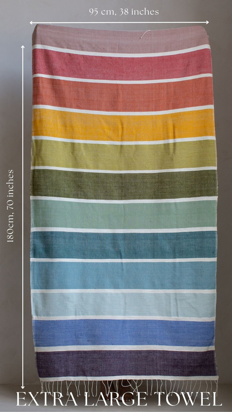 KALAM HANDWOVEN ETHIOPIAN COTTON BATH TOWEL | BATH