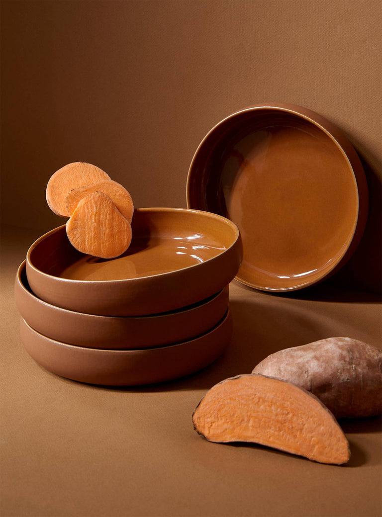 HANDMADE STONEWARE PASTA/SALAD PLATE | EDAN 7.9" | KITCHEN
