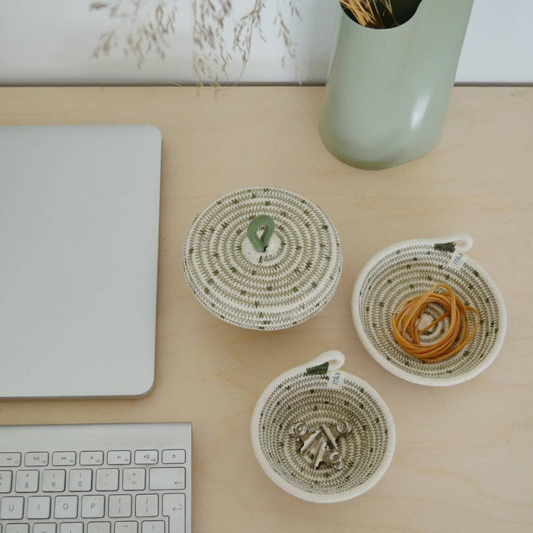 PETITE TRINKET TRAY - SAFARI | ORGANIC SOUTH AFRICAN COTTON CRAFT
