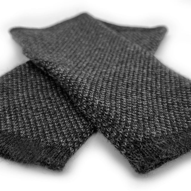  ALPACA GLOVES - TRIGO - COAL