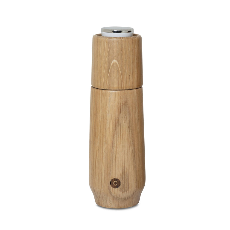 CHAMPAGNE OAK WOOD PEPPER GRINDER/SHAKER  6.5" | KITCHEN
