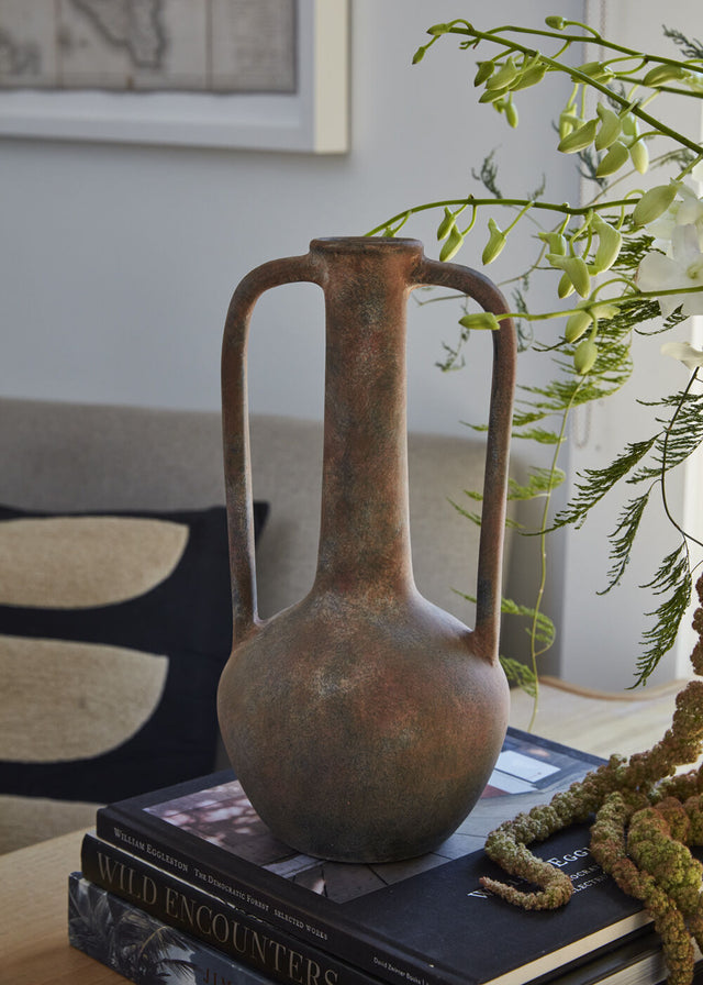 TUPIZA OLD WORLD TERRACOTTA VASE