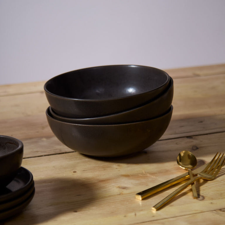 KAVALA CERAMIC PASTA BOWL | DINNERWARE