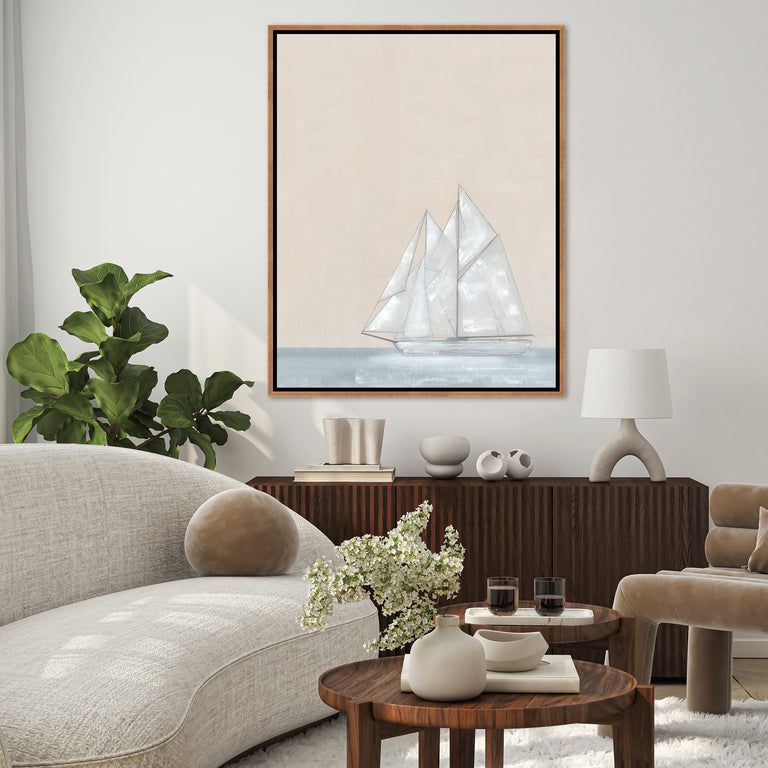 Setting Sail I by Barclay Butera | stretched canvas wall art