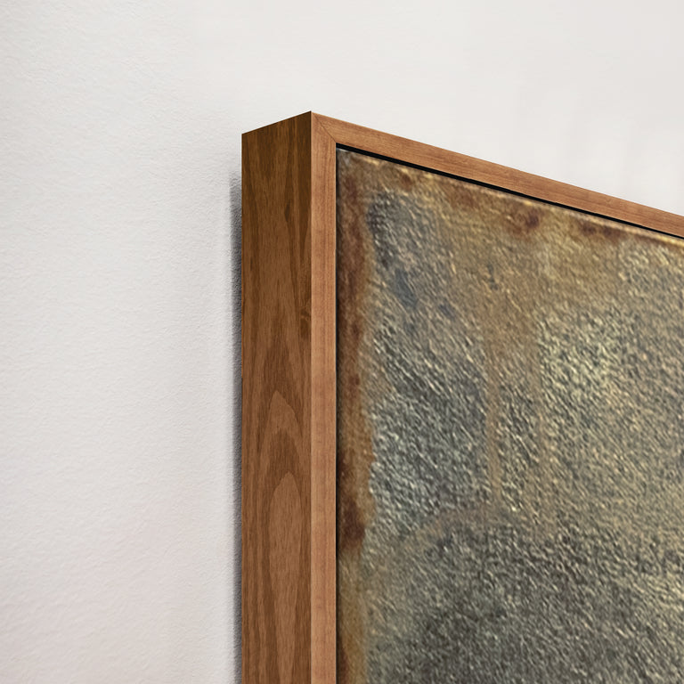 Corner Detail of Patina Horizon I by Barclay Butera | stretched canvas wall art