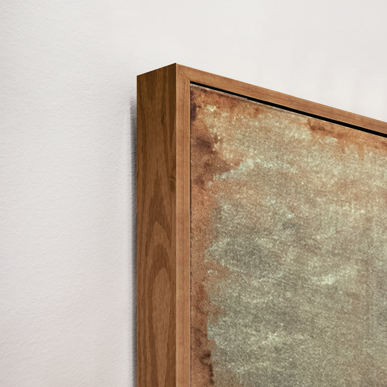 Corner Detail of Patina Horizon IV by Barclay Butera | stretched canvas wall art