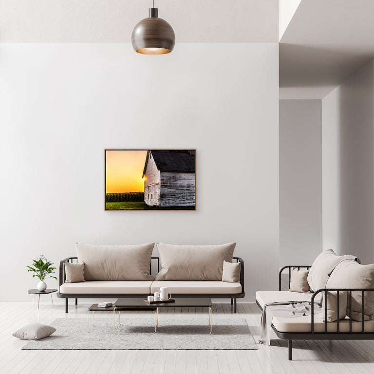 Let Light on the Farm by Colorado Born Images by Rebecca Adams | stretched canvas wall art