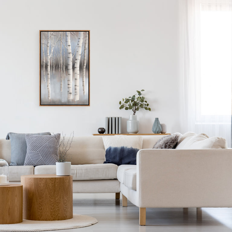 Silver Birch I by D’Alessandro Leon | stretched canvas wall art