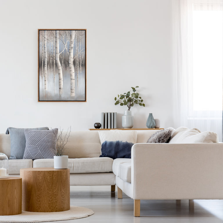 Silver Birch II by D’Alessandro Leon | stretched canvas wall art