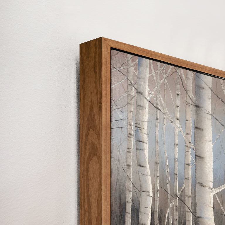 Corner Detail of Silver Birch II by D’Alessandro Leon | stretched canvas wall art