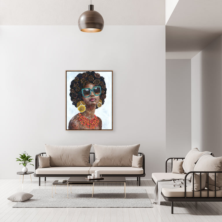Glam It Up by Fern Cassidy | stretched canvas wall art