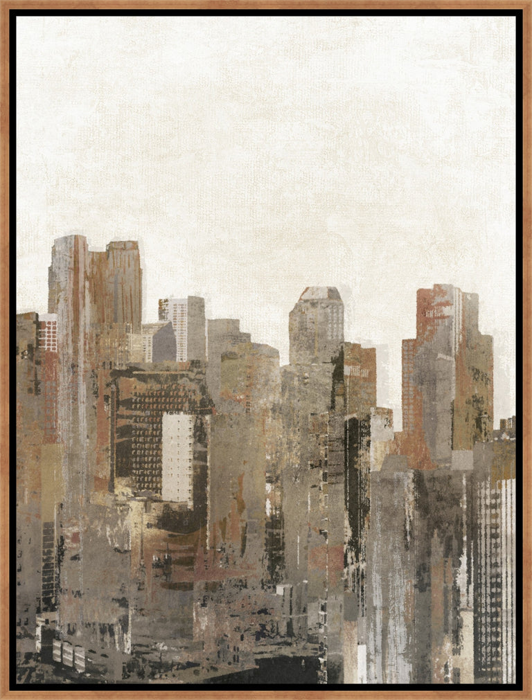 Metropolitan Mix - Dynamic by Mary Galloway | stretched canvas wall art
