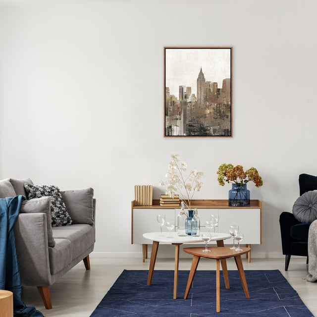 Metropolitan Mix - Iconic by Mary Galloway | stretched canvas wall art