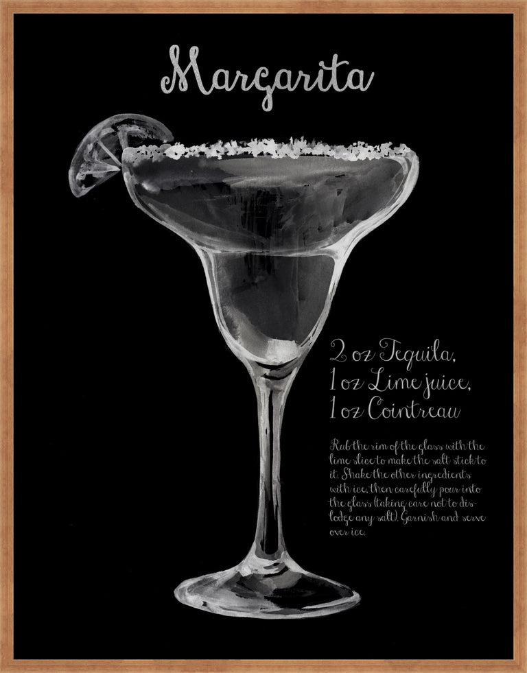 Cocktail Art Margarita by Guseul Park | stretched canvas wall art