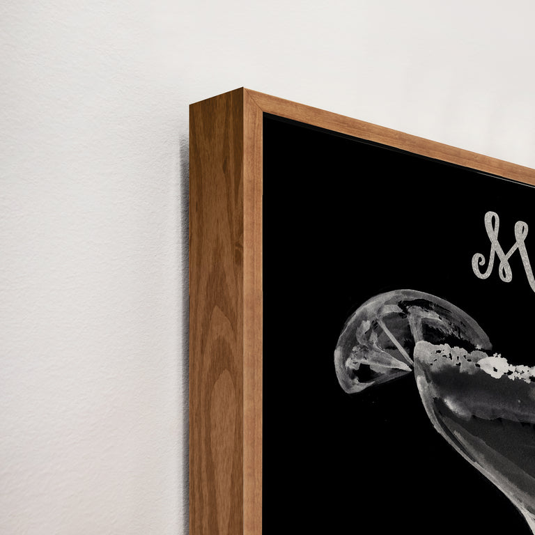 Corner Detail of Cocktail Art Margarita by Guseul Park | stretched canvas wall art
