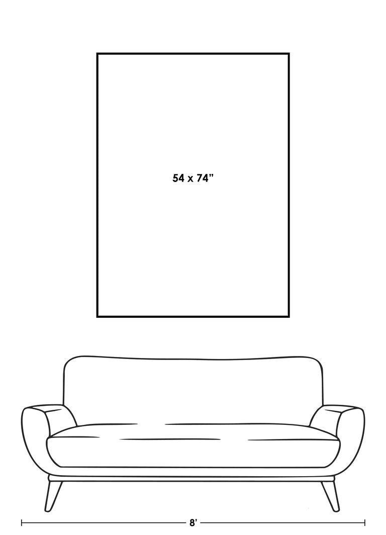 54 x 74