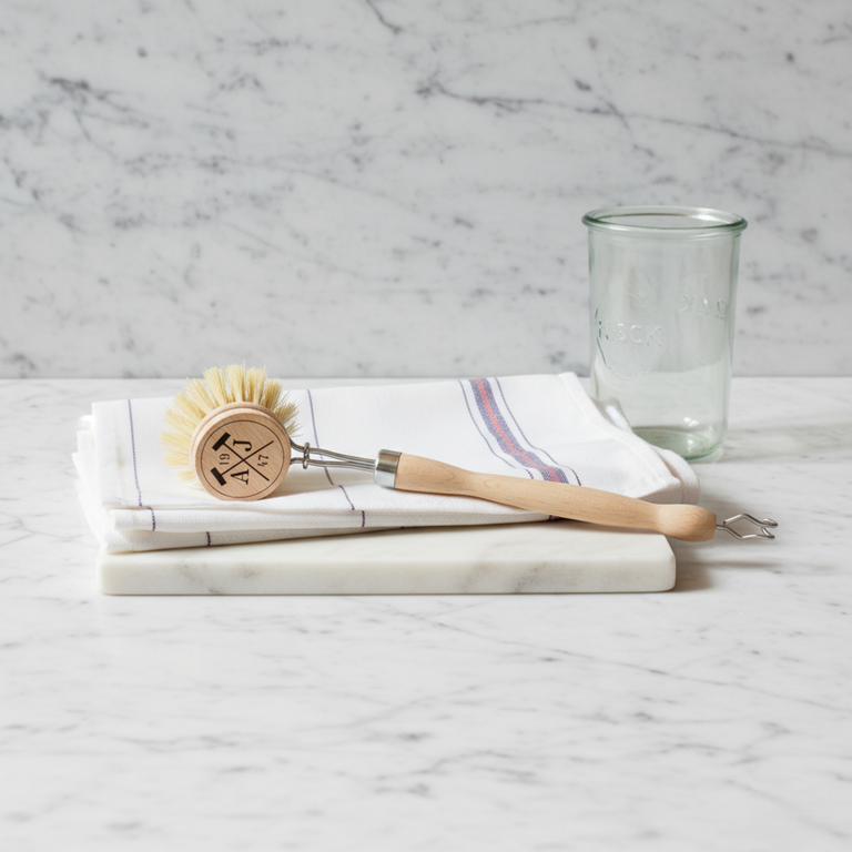 ANDREE JARDIN HANDLED DISH BRUSH | TABLETOP : KITCHEN : STORAGE & ORGANIZATION