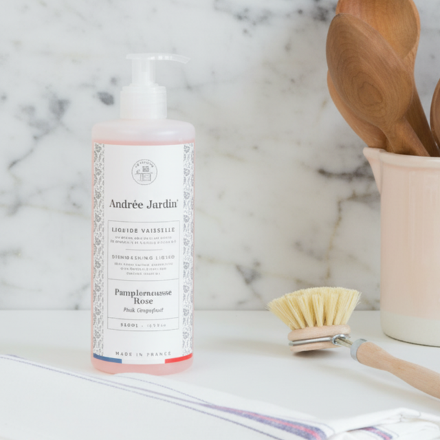 ANDREE JARDIN DISH WASHING LIQUID GRAPEFRUIT & ROSE | KITCHEN STORAGE AND ORGANIZATION