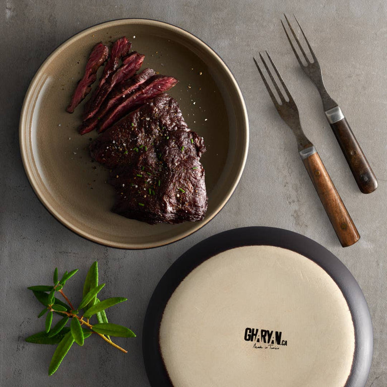 HANDMADE STONEWARE PASTA/SALAD PLATE | EDAN 7.9" | KITCHEN