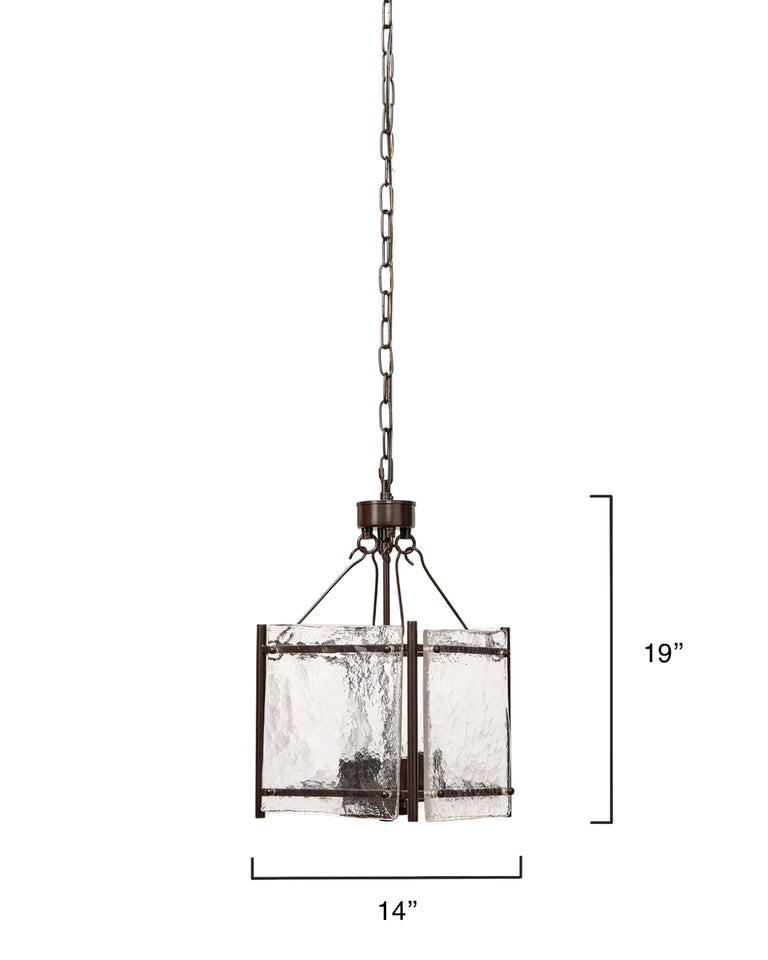 GLENN SMALL SQUARE CHANDELIER