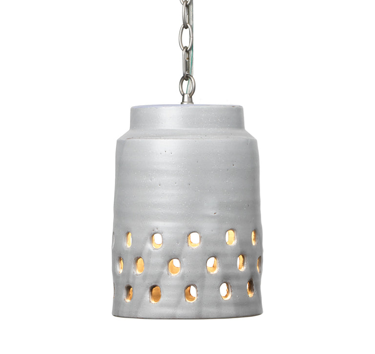 LONG PERFORATED PENDANT