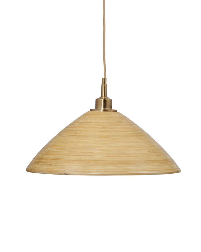 SPUN PENDANT, SMALL BAMBOO