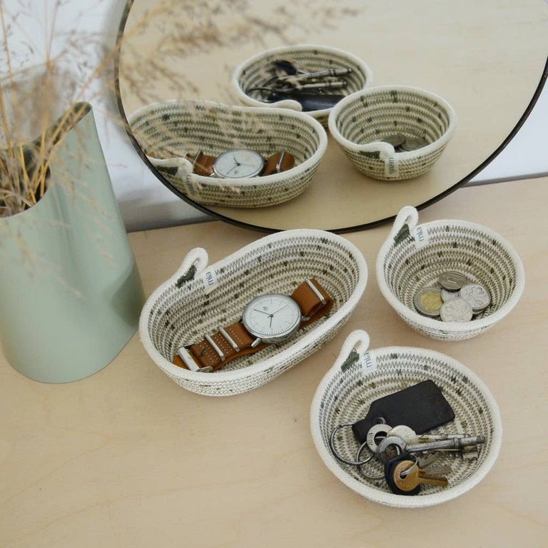 PETITE TRINKET BOWL - SAFARI | ORGANIC SOUTH AFRICAN COTTON CRAFT