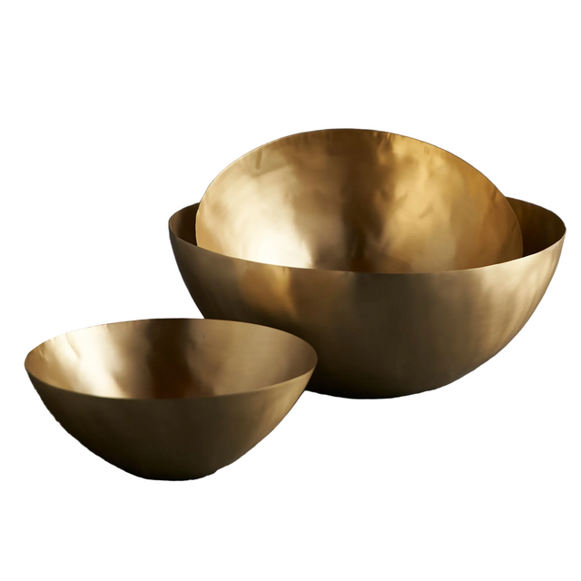 Artisan Brass Bowls Assorted - Set of 3
