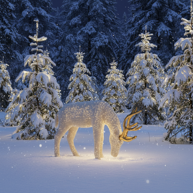 COTTON GLITZ MEDIUM GRAZING REINDEER