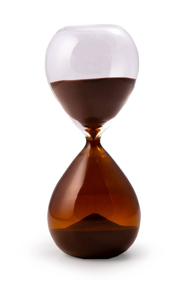60 MINUTE AMBER SAND TIMER | OBJECTS