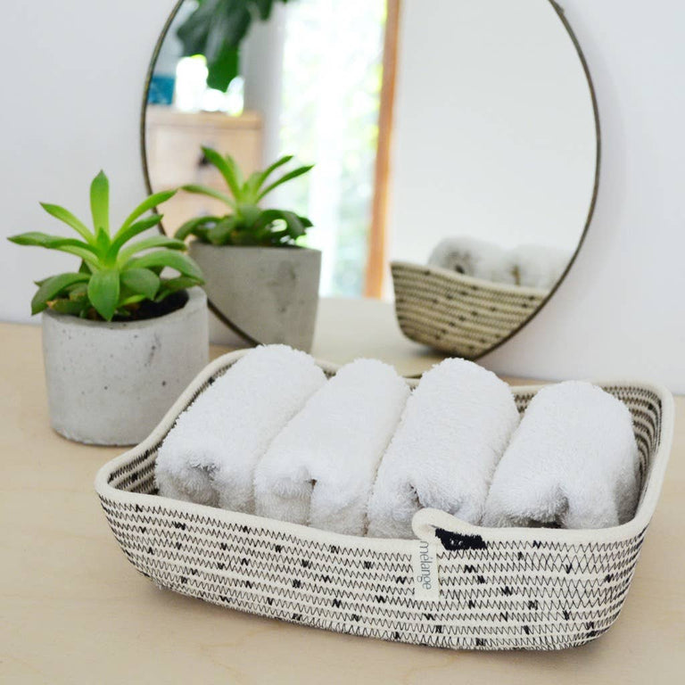 RECTANGULAR BASKET S - AFRI-SCANDI | ORGANIC SOUTH AFRICAN COTTON CRAFT