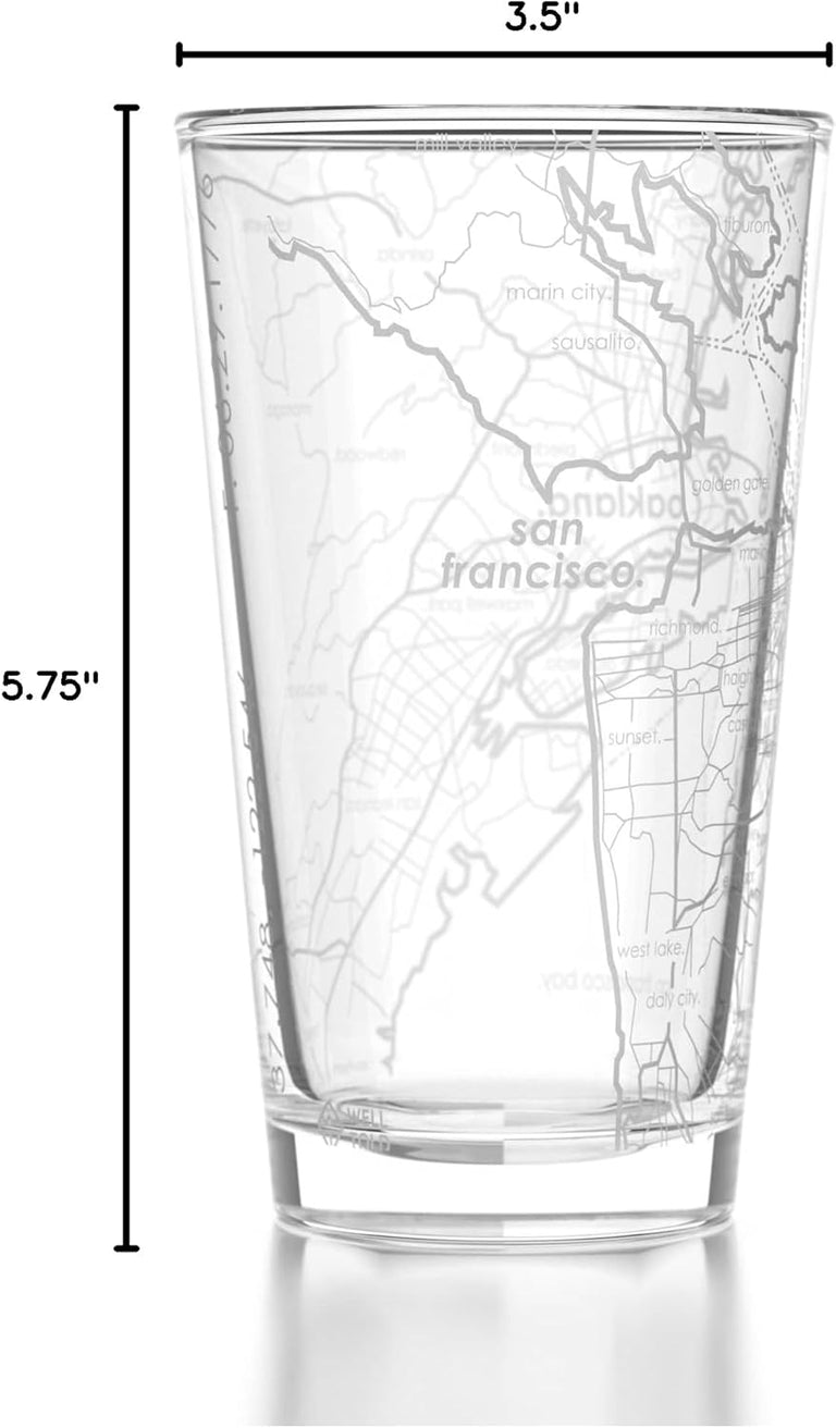 SAN FRANCISCO PINT GLASS