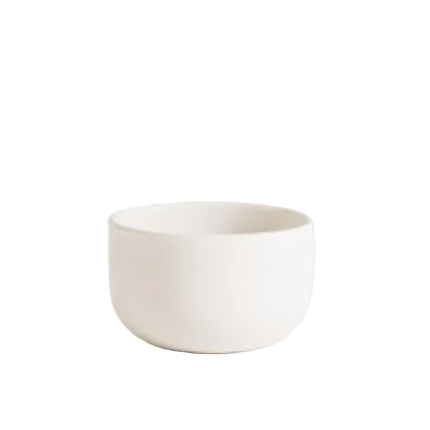 S/4 Tunisian Bowl - Matte White