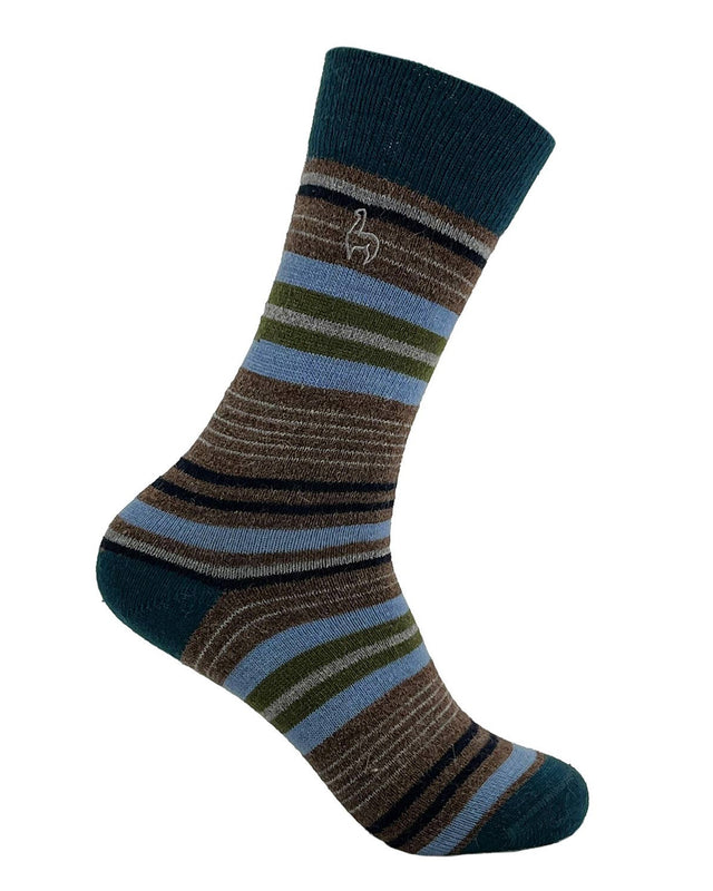 ALPACA SOCKS • STRIPE • RIVERUN | APPAREL