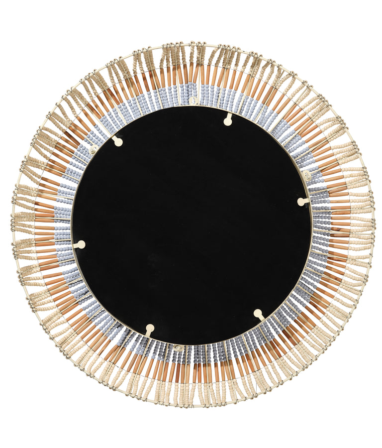 NATIVE BEADED MIRROR