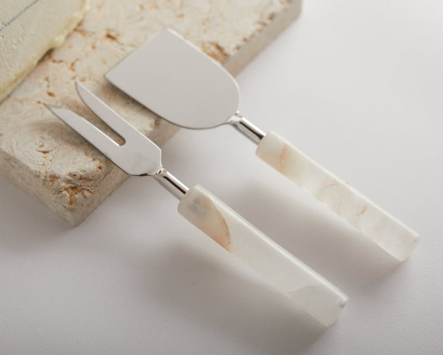 SANTO ALABASTER CHEESE SET | ENTERTAINING & HOSTING